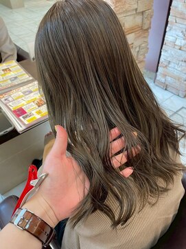 ルページ 千葉(lpage) 髪質改善/顔周りレイヤーカット/グレージュ[千葉/千葉駅]