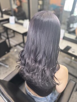 パヌポン(PANUPON) グレーハイライトバレイヤージュケアブリーチダブルカラー