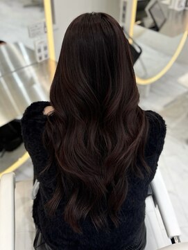 アイユー(ii+U) レイヤーカット　暖色カラー　ブリーチなしカラー