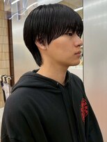 パークレーン アイス イヴェン(park lane ICI yeven)&nbsp;韓国風マッシュ◎メンズパーマダウンパーマ×暗髪爽やかショート