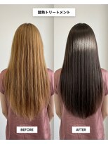 SENJYU 名古屋 名駅【髪質改善 縮毛矯正 白髪ぼかし特化サロン】【4/1OPEN（予定）】&nbsp;酸熱トリートメントで髪質改善ロングヘア/名駅