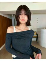 フィルムス 横浜(FILMS+) くびれレイヤー/オリーブベージュ/顔周り/シースルー/横浜+