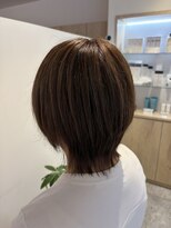 アズールサン 草加西口店(azule-sun)&nbsp;ショートウルフ,白髪ぼかしハイライト/草加