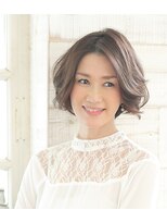 ビアンコカーロ 用賀店(Bianco caro)&nbsp;フェミニンボブ/アースカラー/20代30代40代50代