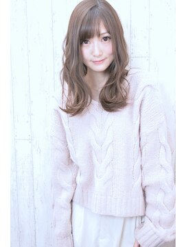 サフィール(Saphir) Saphir☆ミディマーメイドアッシュ厚めバング「似合わせカット」