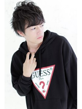 ラフィス ヘアー ホーム JR尼崎店(La fith hair Home) 【La fith】 前下がりマッシュスタイル