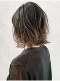 【iIIL hair lounge】立体的無造作外ハネグラデーション　高崎