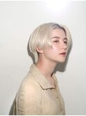 ジェンダーレス前下がりボブ