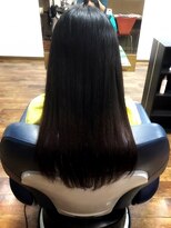 スイッチ(hair salon Switch)&nbsp;黒髪艶感ストレート