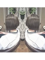 アトリエ アンファン(atelier EnFant)&nbsp;前下がりボブグレージュ