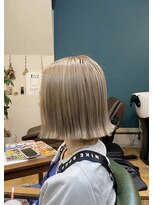ヘアーサロン クレフ(Hair salon CLEF)&nbsp;ソロはねボブ　カットカラー