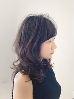 オブヘアー 宮前平店(Of HAIR) 外ハネふんわりミディアムスタイル