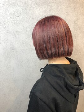 ヘアサロンエム 渋谷店(HAIR SALON M) 外ハネボブ/アッシュブラウン/ネオウルフ/デザインカラー