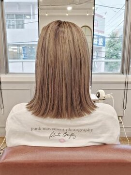 グランシュ 青葉台店(GranCieux) パッつん長めボブ☆