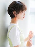 小顔 耳かけ ショート ミニマッシュ