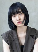 黒髪ボブ