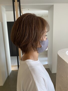 ユッカ 高槻茨木店(YUCCA) 【 YUCCA 】大人可愛い20代30代40代ショートボブベージュ