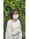 小顔ボブ