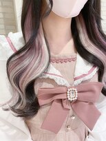 コル(CoL)&nbsp;ピンクとホワイトで作るガーリーヘア【RIE】