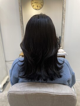 ヘアアンドヘッドスパ エリー(hair&headspa elly) 韓国風クールブラック