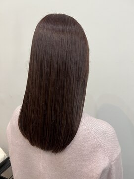 エニー 四条大宮(aNy) 【艶カラー】ピンクベージュ×生はちみつ