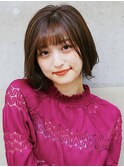 【長谷川】大人ガーリーゆるふわボブ