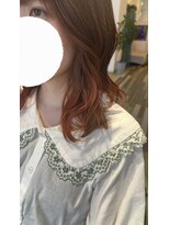 ヘアースパリゾート リアン 燕三条店(Lien)&nbsp;オレンジ インナーカラー