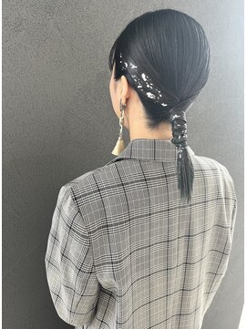 イロ プラス 南田宮店(iro+) 【nobuyo】tight pony arrange