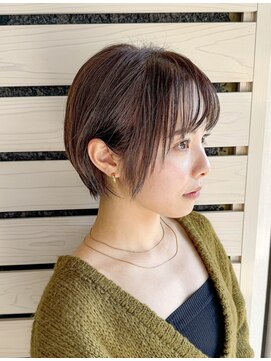 ブランコ 丸亀土器店(blanco) くびれショート×グレージュ