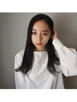 髪質改善ストレート×黒髪地毛風カラー