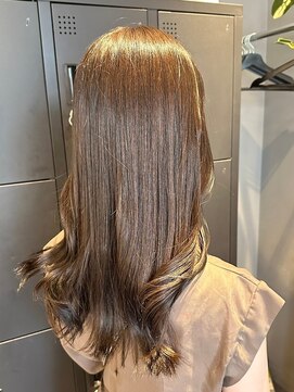 ミズチャーム(Ms.CHARM) レイヤーカット/オレンジブラウン