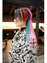 ディーン 名駅店(DEAN)&nbsp;ベージュカラー　スパイキーショート　デザインカラー