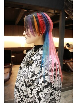 ディーン 名駅店(DEAN) ベージュカラー　スパイキーショート　デザインカラー