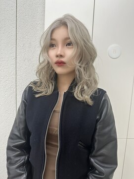 ガガ 心斎橋(GAGA) 韓国/ハイトーンカラー/ワンホンヘア/レイヤーカット/髪質改善