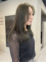 ヘアー アイス ルーチェ(HAIR ICI LUCE)&nbsp;オリーブグレージュ オリーブベージュ レイヤーカット/林