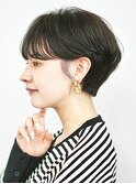黒髪/ボブルフ/ネビージュ/小顔/ワンレン/30代/40代/50代