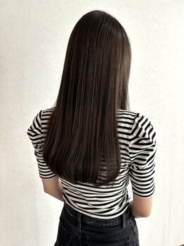 ヘア スノー(HAIR SNOW)の写真/癖や広がりをしっかり抑えながら自然な仕上がりに。憧れのストレートヘアを叶えます!!
