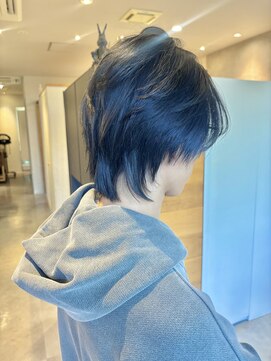 スーリール 伊都店(Sourire) メンズ/ブルーブラック/ウルフ