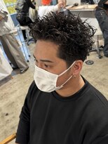 ニュート(Neut )&nbsp;スパイキーショートメンズパーマニュアンスパーマ