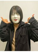 【coma中野】黒髪でも軽やかシースルーボブ
