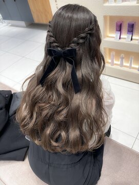 マーシィ(MARCIE) 【natsumi】もこもこハーフアップ＊°・