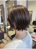 ショート/ショートボブ/切りっぱなし/博多