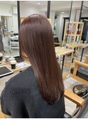 艶髪ストレート×ラベンダーブラウン