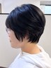 白髪をしっかりカバー＊頭皮&髪のケア付き"リタッチ～ショート限定"コース