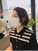 ツヤと丸みの上品ボブスタイル