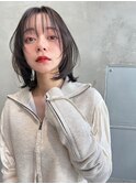 【ROJITHA原宿表参道】ウルフレイヤー×ダークグレージュ
