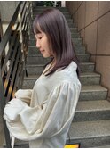 乾かすだけでキマる髪/馴染むハイトーンラベンダーグレージュ