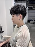ハンサムショート ショートヘアー パーマ 刈り上げパーマ