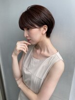 エアー 青山(AIR) 丸みショートセンターパートハンサムショートくびれショート