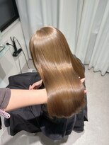 ユニック ウメダ(unique UMEDA)&nbsp;ブリーチなしオリーブベージュ